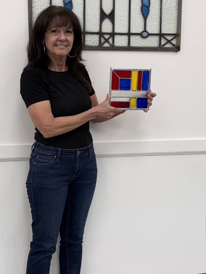 Student stained glass piece — Advanced Project