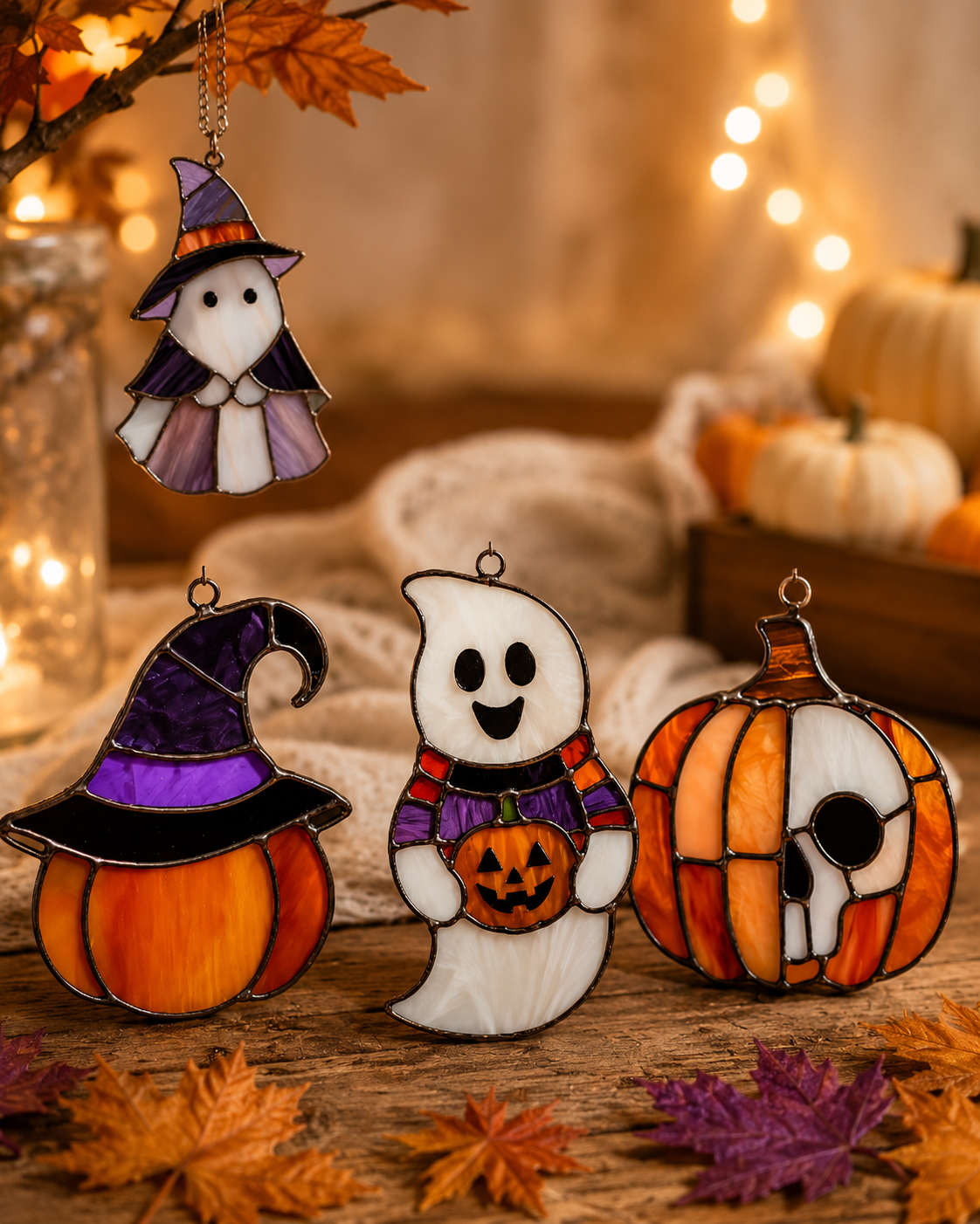 Halloween stained glass workshop